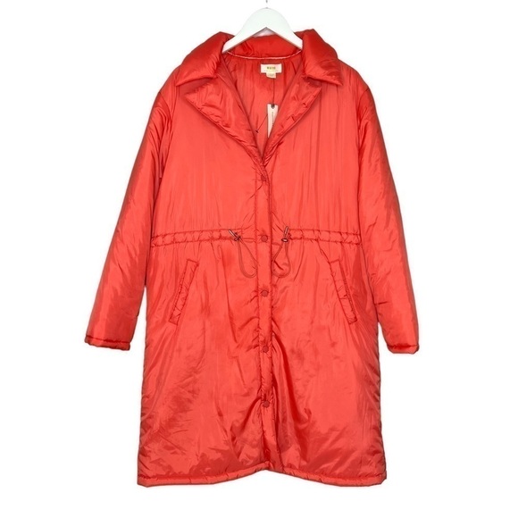 Anthropologie Maeve Cinched Puffer Coat Size L NEW - Picture 6 of 14